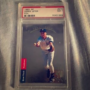 Dereck jeter rookie card psa graded